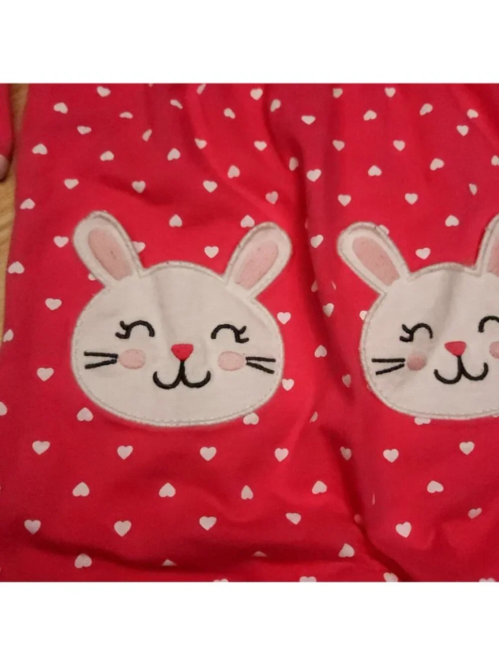 Carter's Infant Girls Pink White Polka-dot Romper 12 Months